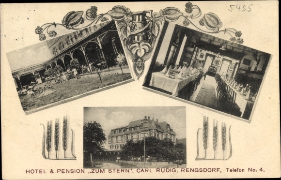 PC Rengsdorf in Rhineland-Palatinate, Hotel Pension zum Stern, Carl Rudig