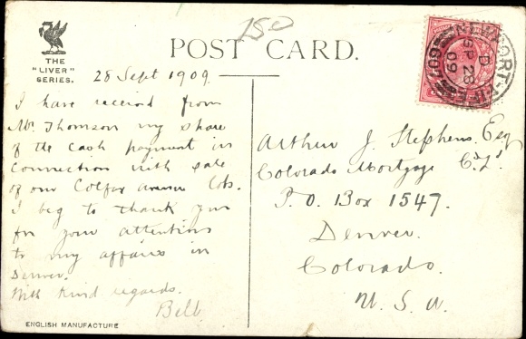Postcard Glen Helen Isle of Man, Panorama