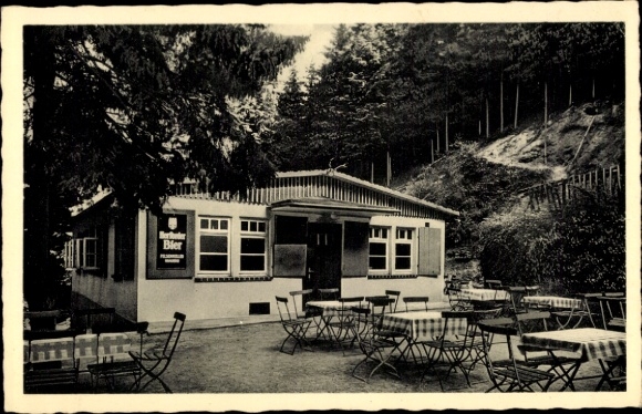 Postcard Rodenberg in Schaumburg, Waldschänke Heisterburg in the Deister near Barsinghausen