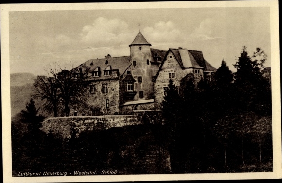 Ak Neuerburg in der Eifel, Blick auf das Schloß
