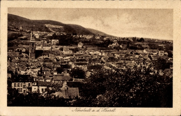 Ak Neustadt an der Haardt, Gesamtansicht