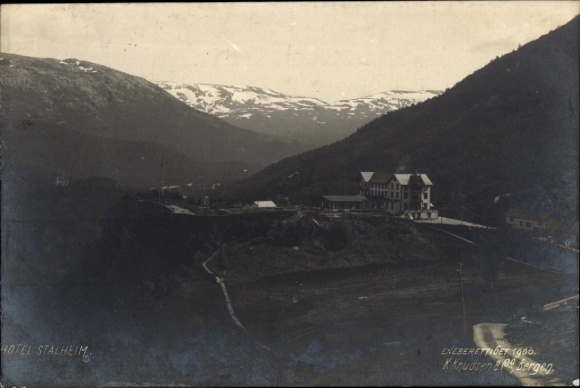 KP Stalheim Norwegia, Hotel Krajobraz górski, Budynek, 1906
