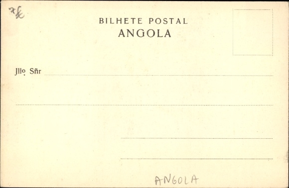 Postcard Luanda Angola, Rua da Alfandega