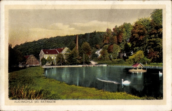 Postcard Ratingen North Rhine Westphalia, Auermühle