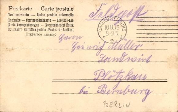 Postcard Berlin Charlottenburg Westend, NCO Casino J. Kunzendorf, II. Elisabeth, Billiards
