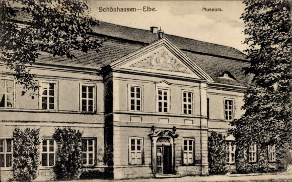 Postcard Schönhausen an der Elbe, Museum