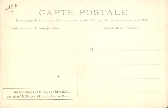 Postcard Ouistreham Riva Bella Calvados, La Redoute Estate