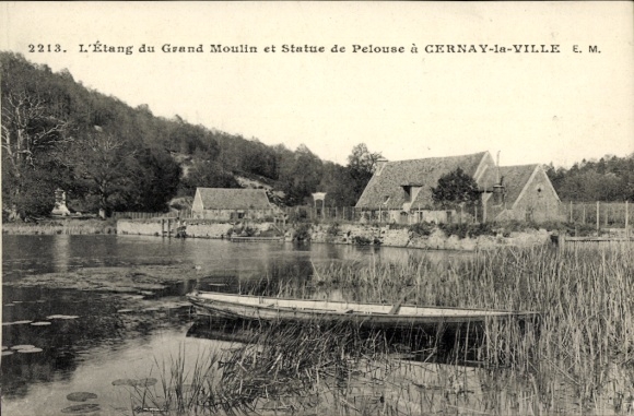 Ak Cernay la Ville Yvelines, die Große Mühle