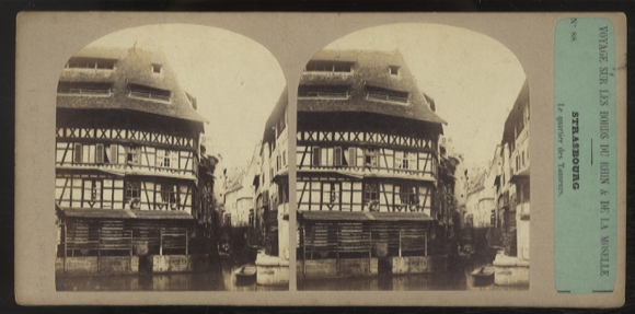 Stereo photo Strasburg, Gerberhaus (Maison des Tanneurs)