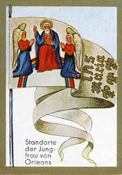 Collection picture Ulmenried historical flags No. 61 Standard of the Maid of Orleans