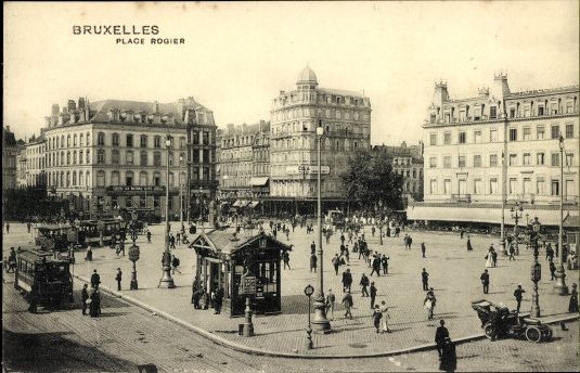 9 old PCs Brussels, Bruxelles, various views