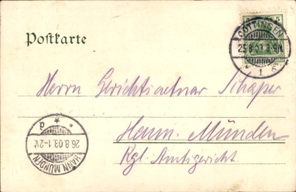 Chromo-Litho Rodemühle Hemsloh in Lower Saxony, Gasthaus zum Rodetal