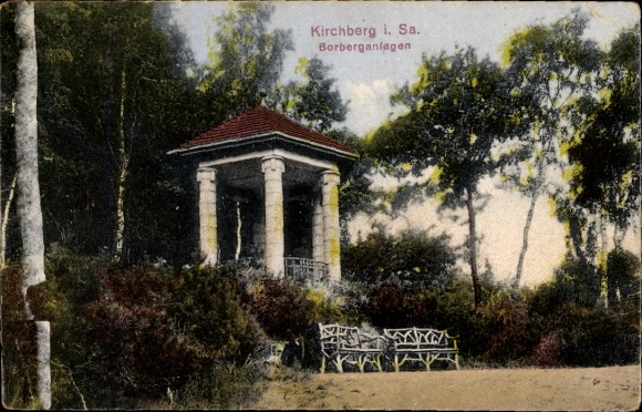 Postcard Kirchberg in Sachsen, Borberganlagen