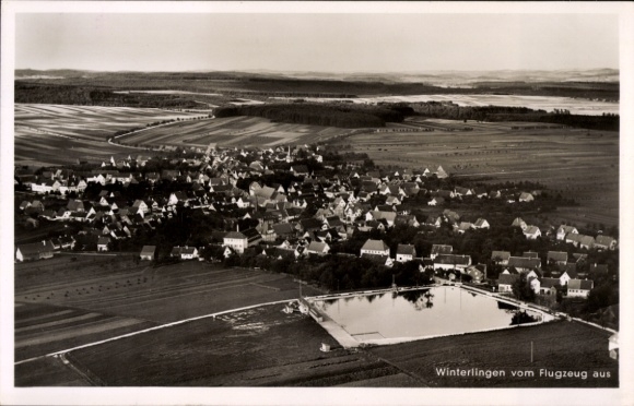 Ak Winterlingen Schwäbische Alb, Fliegeraufnahme