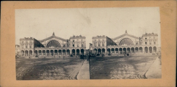 Stereo photo Paris, Gare de Strasbourg