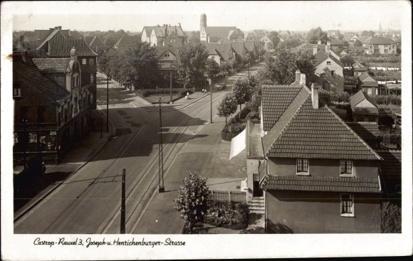 Ak Castrop Rauxel im Ruhrgebiet, Josephstraße, Henrichenburger Straße
