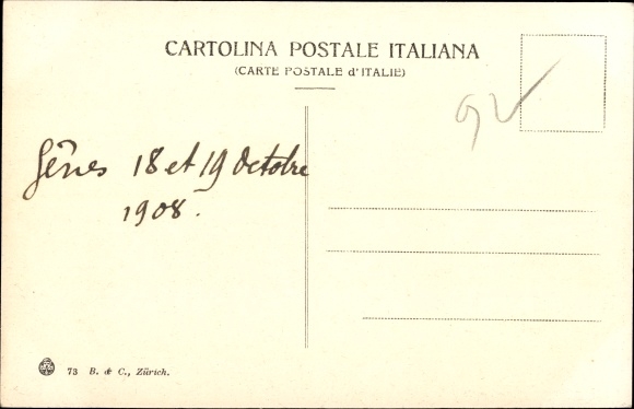 Postcard Genova Genua Liguria, Circonvallazione a mare, Straßenbahn, Palmen