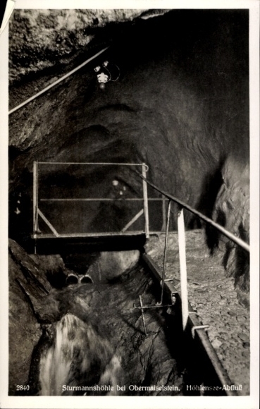 Postcard Obermaiselstein in the Upper Allgäu Swabia, Sturmannshöhle