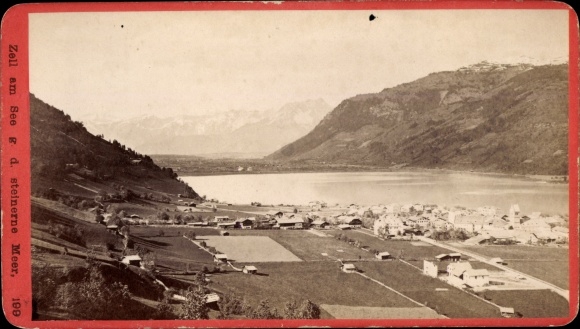 CdV Zell am See in Salzburg, view of the town