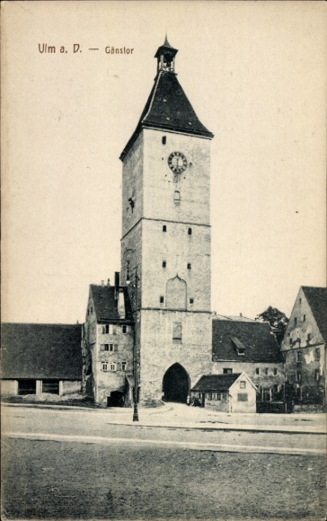 Ak Ulm an der Donau, Ganstor