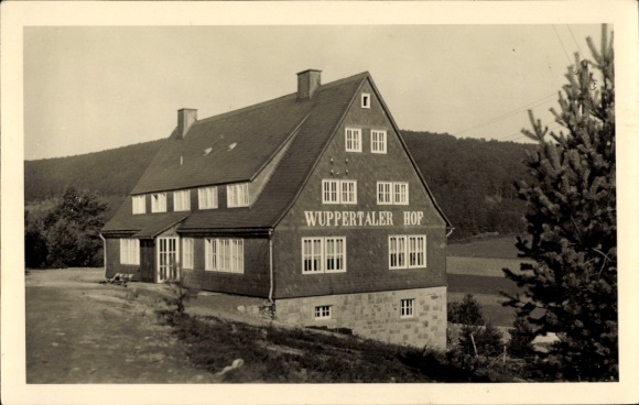 Postcard Willingen in Upland Waldeck Hessen, Wuppertaler Hof, recreation home of the Post Sport Club