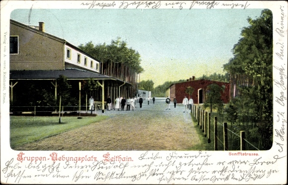 PC Zeithain in Saxony, lot on military training area, Senfftstrasse