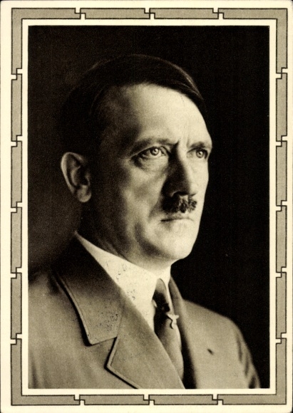 Ganzsachen Ak Führer und Reichskanzler Adolf Hitler, Portrait