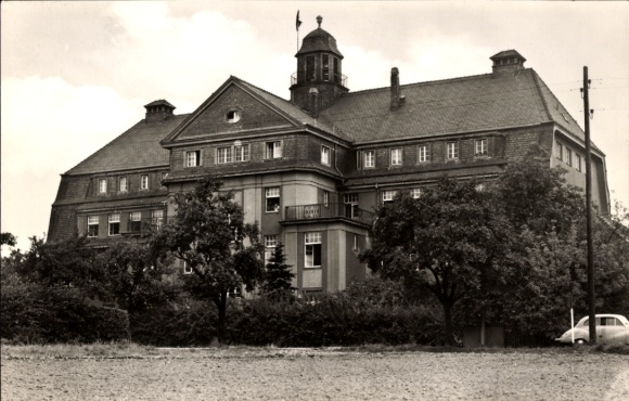 Ak Zschadraß Zschadrass Colditz in Sachsen, Historisches Gebäude, Heilstätten, Haus 20, Schwarz-W