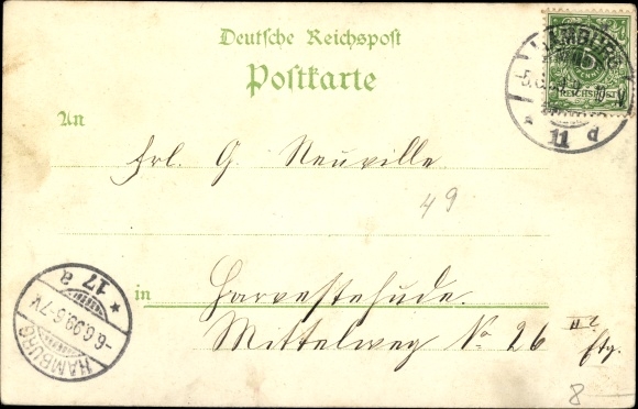 Chromo-Litho Hamburg, General Horticultural Exhibition 1897, Vierländerin