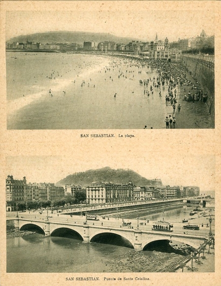 14 Ak im Umschlag, San Sebastian a, Recuerdo de, San Sebastian