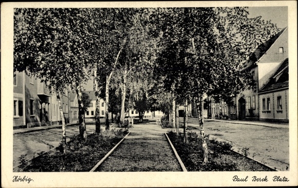 Ak Zörbig in Anhalt, Paul Berck Platz