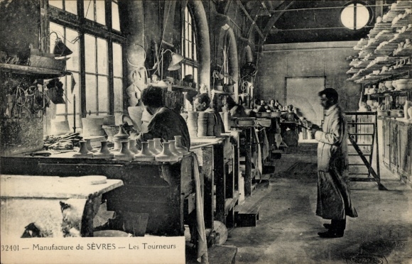 Postcard Sevres, Ceramic Distillery