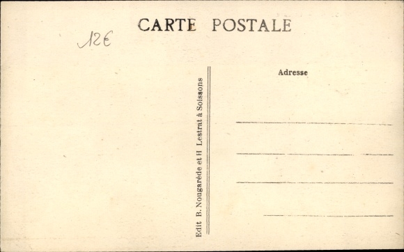 Ak Soissons Aisne, La Gare