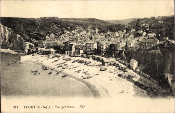 Postcard Yport Seine Maritime, Vue generale