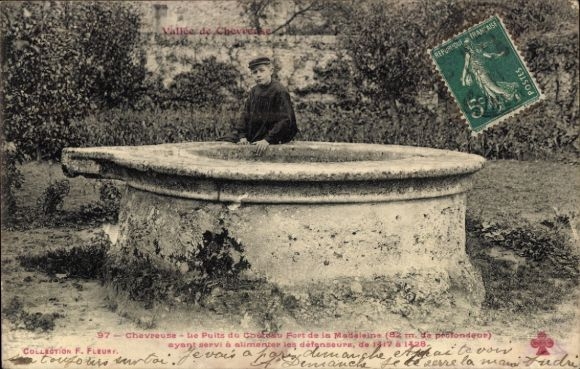 Ak Chevreuse Yvelines, Brunnen