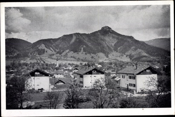Postcard Lenggries in Upper Bavaria, Geigerstein