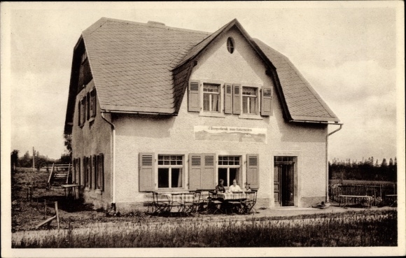 Ak Pobershau im Erzgebirge, Bergschenke zum Katzenstein