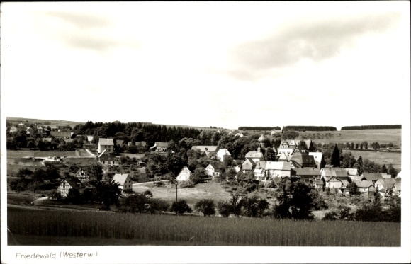 Postcard Friedewald Westerwald, general view