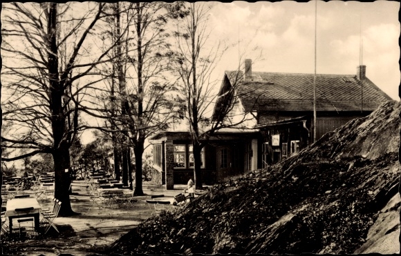 Postcard Hainewalde Oberlausitz, Inn Breitebergbaude