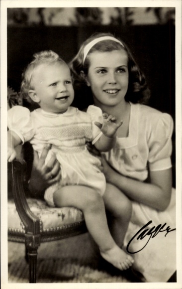 foto Prinses Margaretha, Prins Carl Gustaf van Zweden, Portret