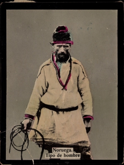 Photo Norway, Tipo de Hombre, Man in folk costume