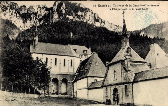 Ak Grande Chartreuse Isère, Eingang zum Kloster La Grande Chartreuse