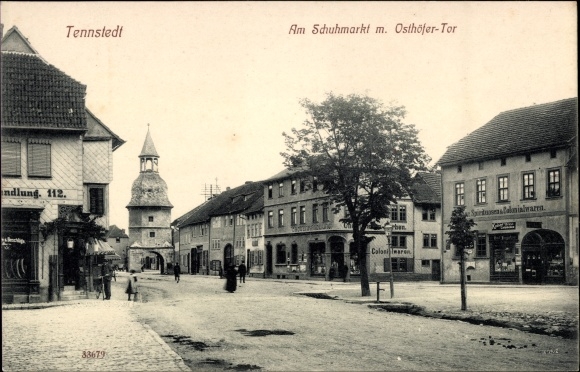 PC Bad Tennstedt in Thuringia, shoe market, Osthöfer-Tor