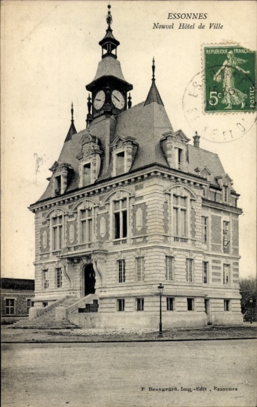 Ak Essonnes Corbeil, Nouvel Hôtel de Ville