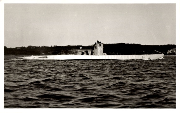 Foto Ak Deutsches U Boot, U 16, Kriegsmarine
