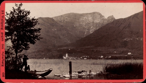 Photo St. Wolfgang am Wolfgangsee Upper Austria, view towards Schafberg