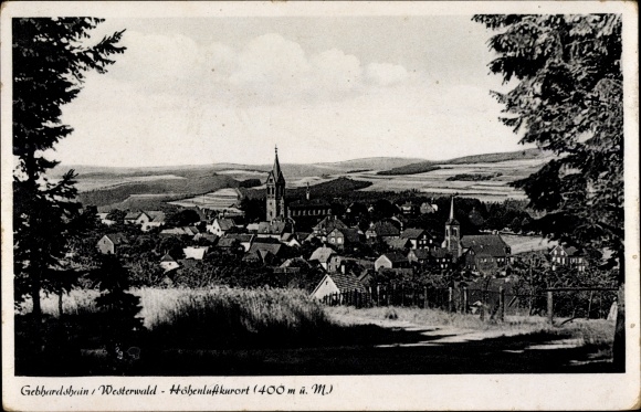 PC Gebhardshain in the Westerwald, total view