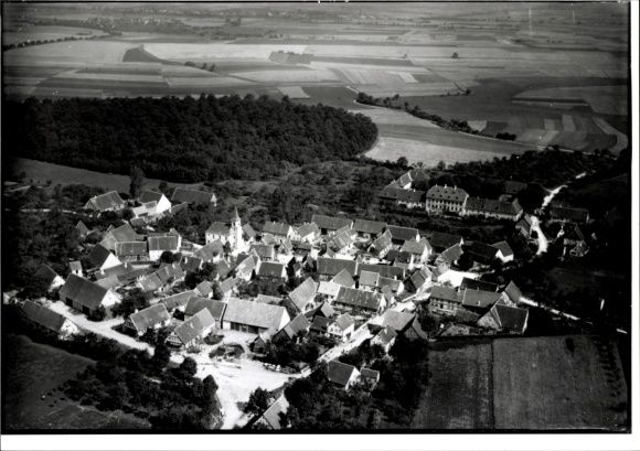 Photo Hohlach Simmershofen in Middle Franconia, aerial photograph