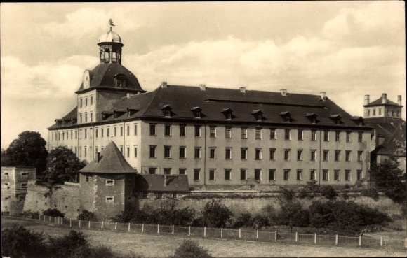 Ak Zeitz an der Weißen Elster im Burgenlandkreis, Moritzburg, jetzt Heimatmuseum