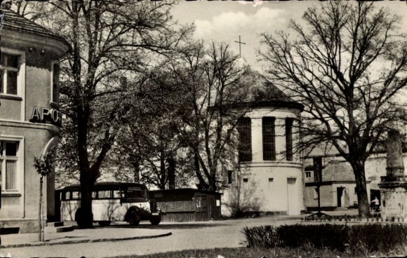 Postcard Seelow in der Mark, Church